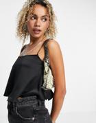 Topshop Throw-on Cami In Black