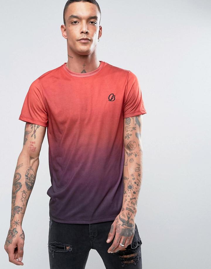 Criminal Damage Faint T-shirt - Red