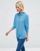 Asos Blouse - Corn Flower Blue