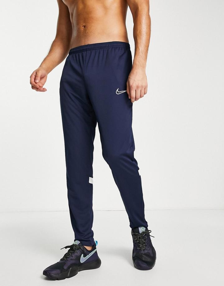 Nike Soccer Academy Dri-fit Sweatpants In Navy