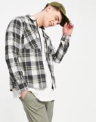 Bolongaro Trevor Long Sleeve Check Shirt In Brown