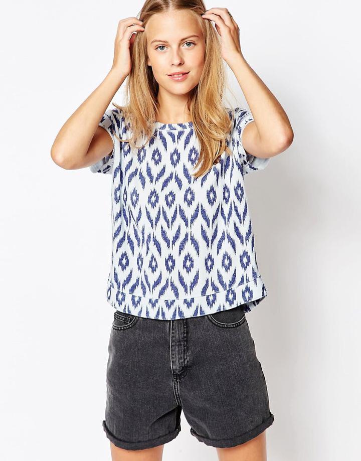 Sundry Short Sleeve Sweatshirt - Surfside