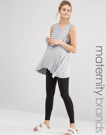Emma Jane Maternity Leggings - Black