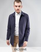 Noak Trench With Poppers - Navy