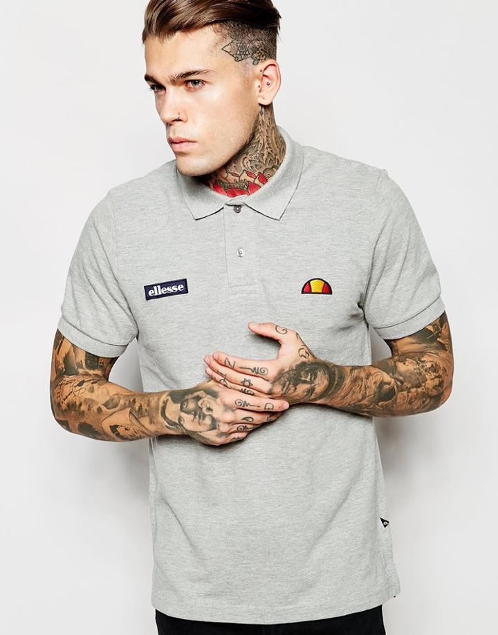 Ellesse Polo Shirt - Gray