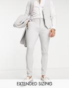 Asos Design Super Skinny Suit Pants In Ice Gray