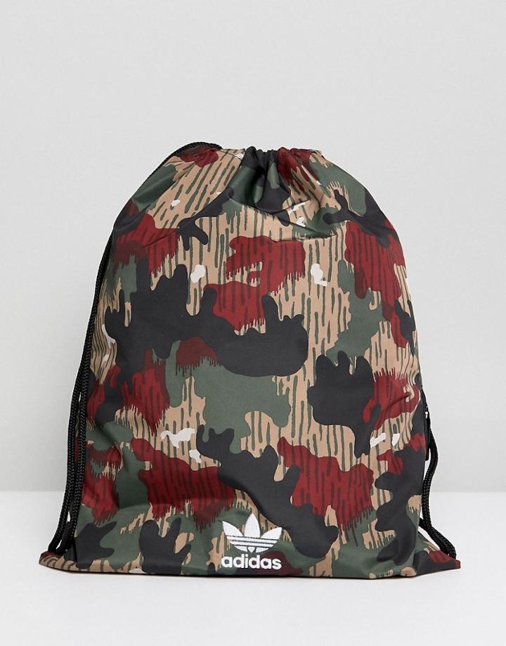 Adidas Originals X Pharrell Williams Hu Camo Drawstring Bag - Multi