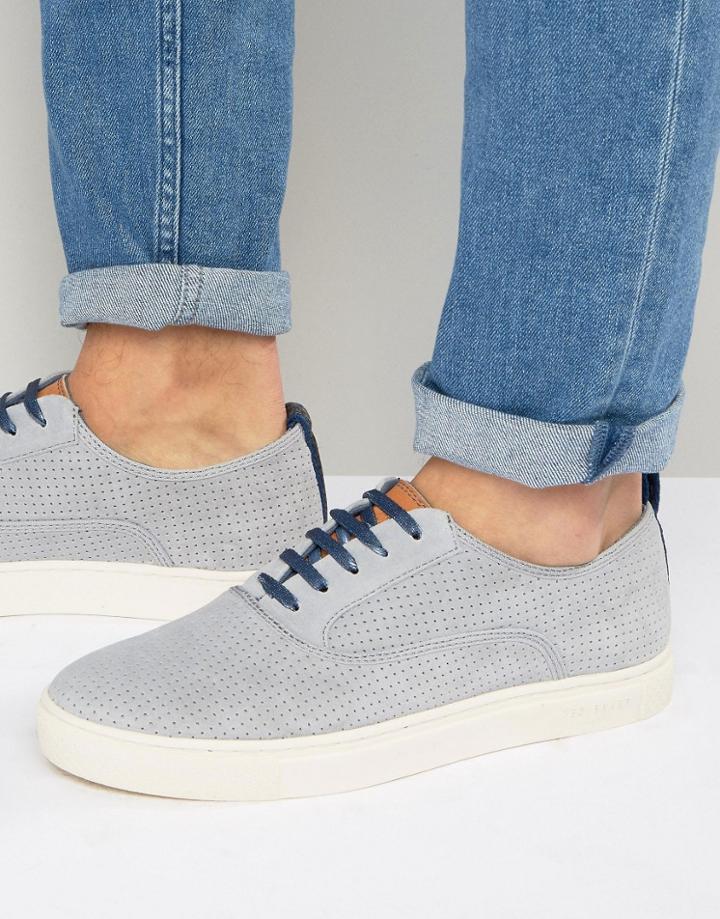Ted Baker Odonel Suede Sneakers - Gray