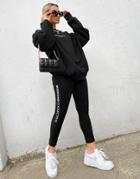 Asos Weekend Collective Legging With Logo In Black