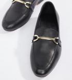 Asos Design Moment Leather Loafers-black