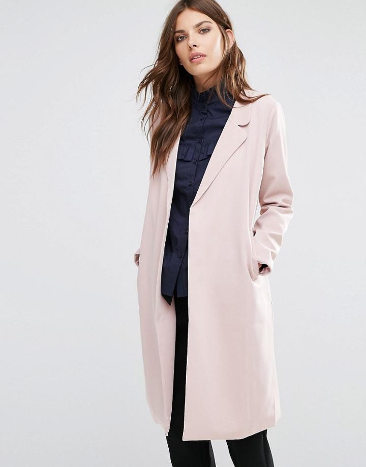 Y.a.s Anna Trenchcoat - Pink