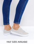 Asos Devlin Lace Up Sneakers - Gray