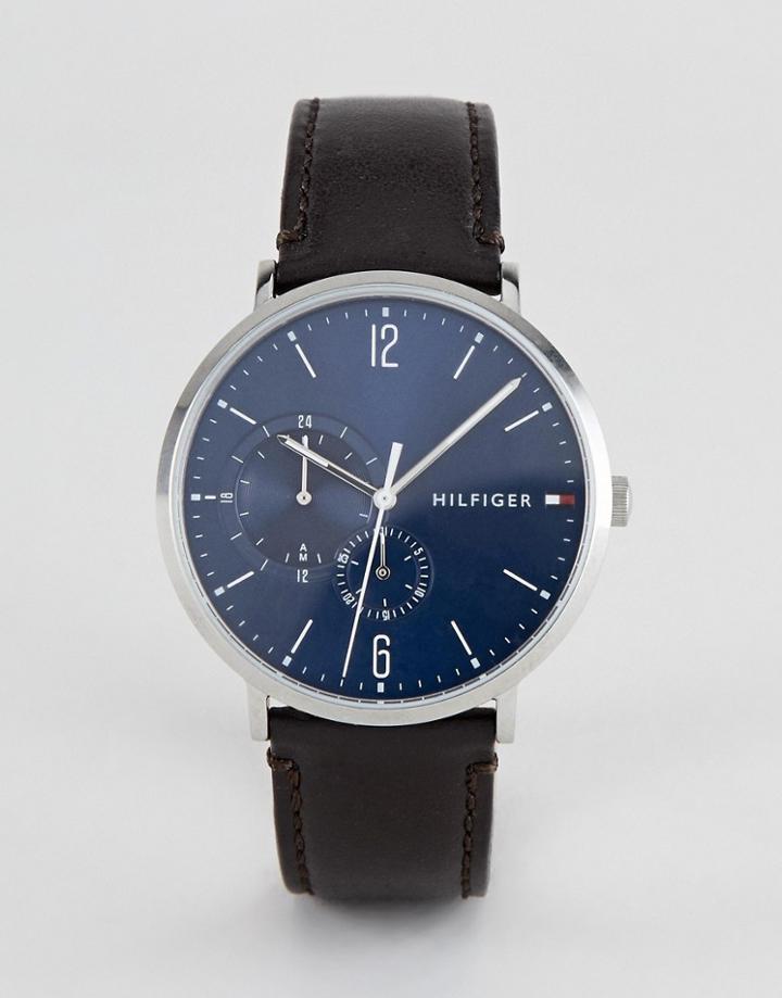 Tommy Hilfiger Brooklyn Leather Watch 40mm - Brown