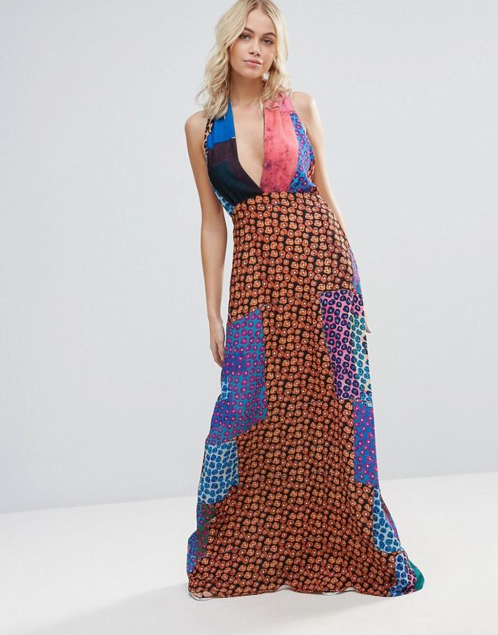 Clover Canyon Mod Poppies Maxi Dress - Multi