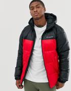 Columbia Pike Lake Hooded Jacket In Red