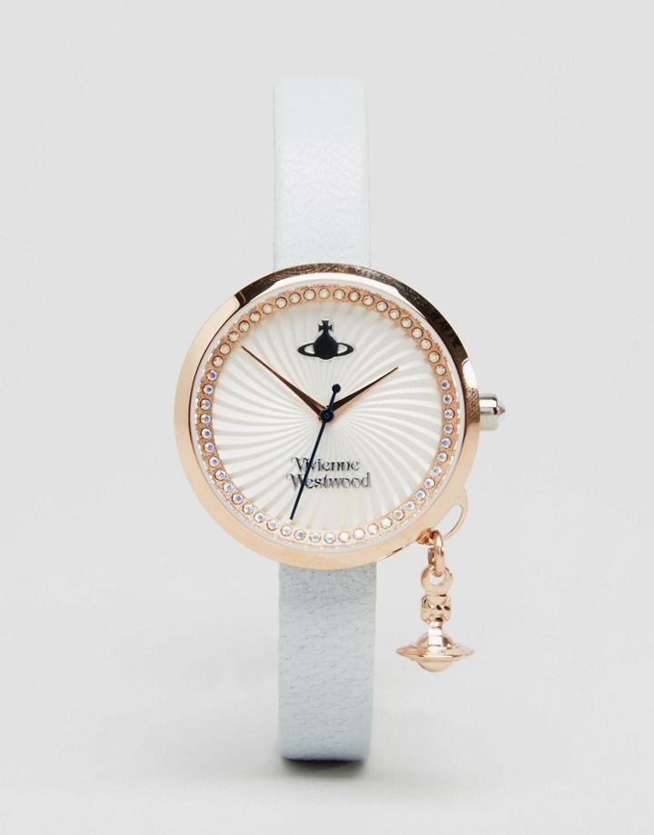 Vivenne Westwood Blue Bow Watch - Blue