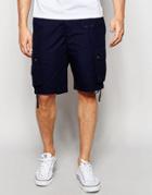 Pretty Green Shorts With Pocket In Navy - Navy