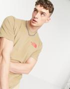 The North Face Simple Dome T-shirt In Brown