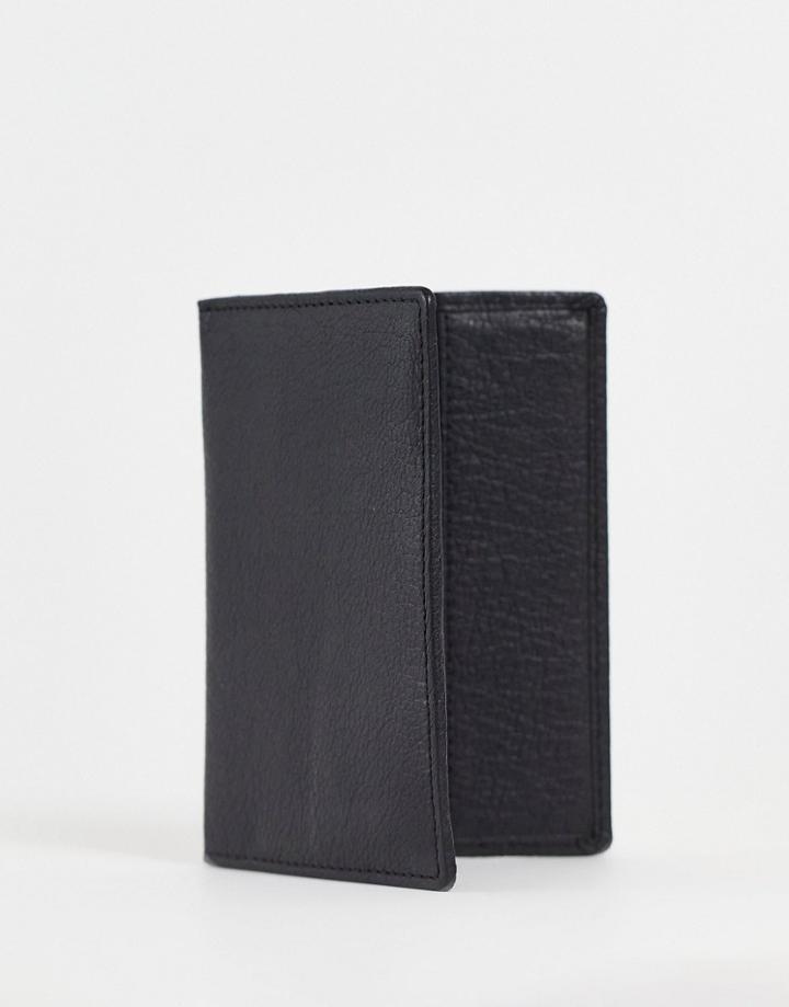 Urbancode Leather Passport Holder-black