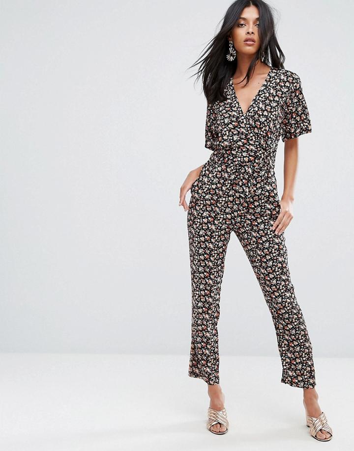 Uttam Boutique Ditsy Flower Print Jumpsuit - Multi