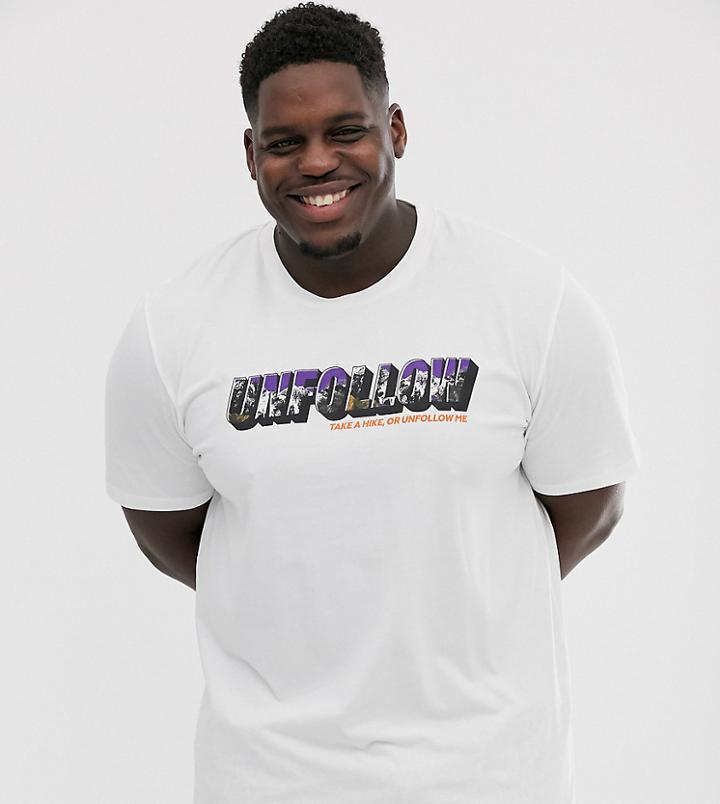 Jack & Jones Originals Graphic Print T-shirt In White