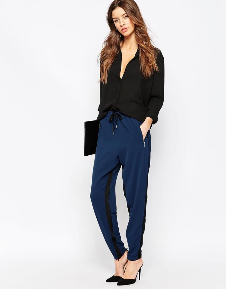 Y.a.s Powder Peg Pants - Insignia Blue