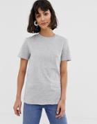 Selected Femme My Perfect T-shirt In Gray