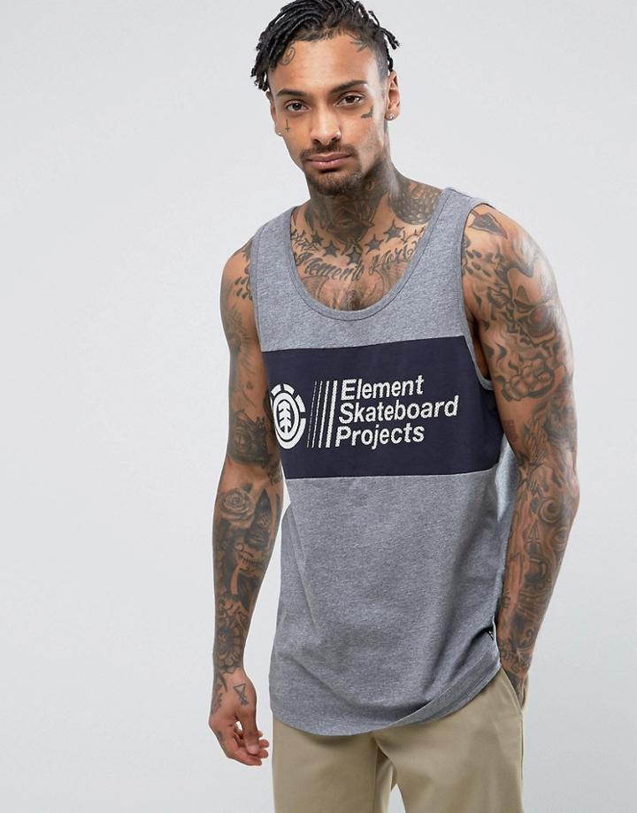 Element Logo Tank - Gray
