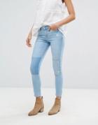 Esprit Knee Patch Slim Fit Jeans - Blue