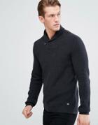 Esprit Shawl Collar Sweater - Gray