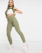 Night Addict High Waisted Tracksuit Leggings Set-green