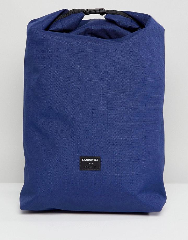 Sandqvist Lova Backpack In Cordura - Blue
