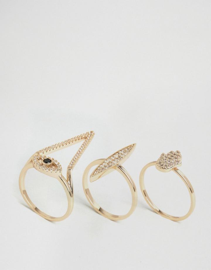 Aldo Noghere Stacking Rings - Gold