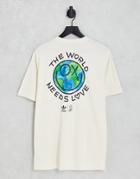 Adidas Originals X Andre Saraiva T-shirt In Non Dye-white