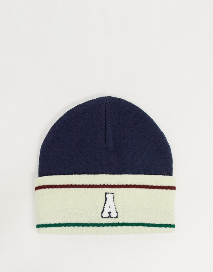 Asos Actual Beanie In Navy