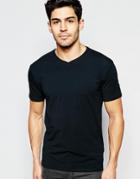 Selected Homme V-neck T-shirt - Black