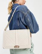 Rebecca Minkoff Quilted Shoulder Bag In Sand-neutral
