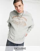 Reclaimed Vintage Inspired Unisex Organic Cotton Grand Canyon Sweat-neutral