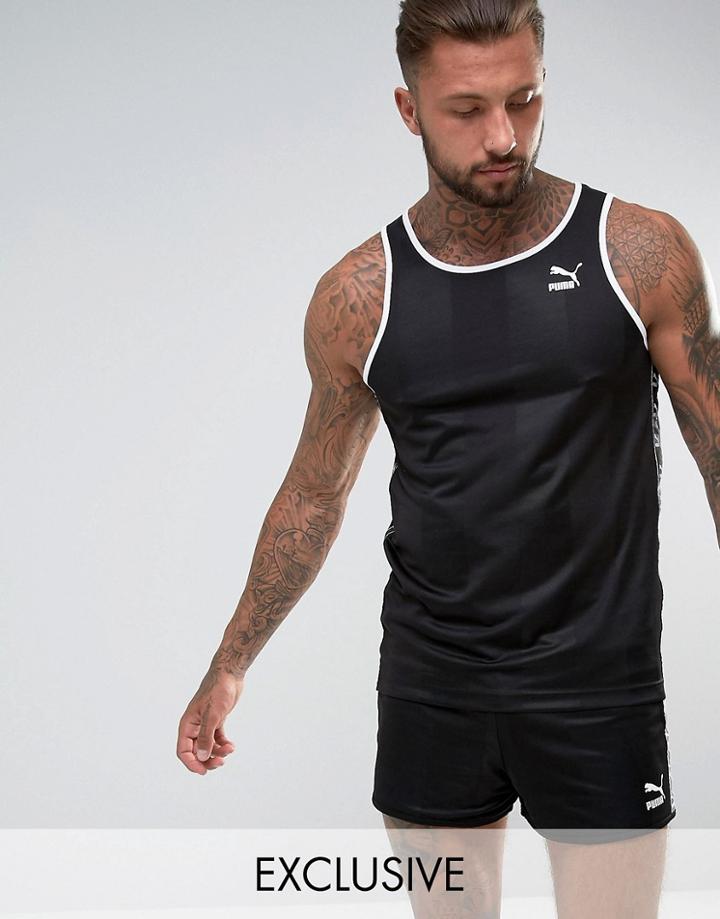 Puma Retro Football Tank In Black Exclusive To Asos 57657903 - Black