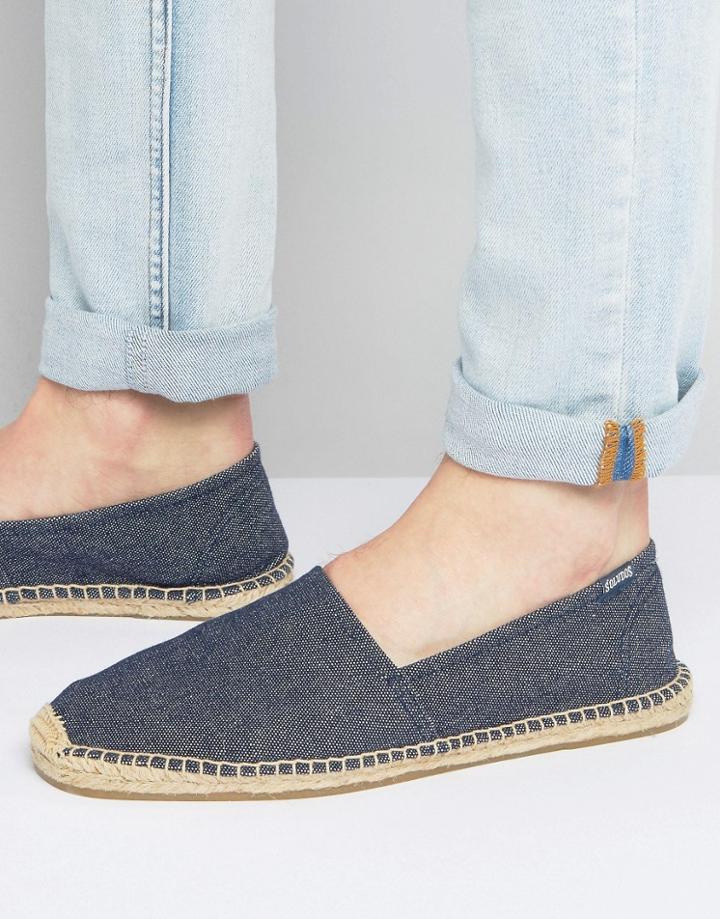 Soludos Original Dali Dot Printed Espadrilles - Navy