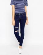Tired Of Tokyo Ripped Skinny Jean - Blue