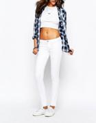 Hollister Low-rise Superskinny Jean - White