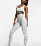 The North Face High Waist Leggings In Gray Tie Dye - Exclusive To Asos-grey
