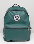 Hype Forest Rubberised Backpack - Green