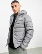 The North Face Aconcagua 2 Hooded Jacket In Gray-grey