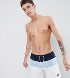 Nicce Tall Paneled Swim Shorts Exclusive To Asos - White