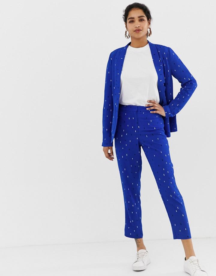 Vila Printed Suit Pants - Multi