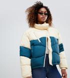 Weekday Short Color Block Padded Jacket