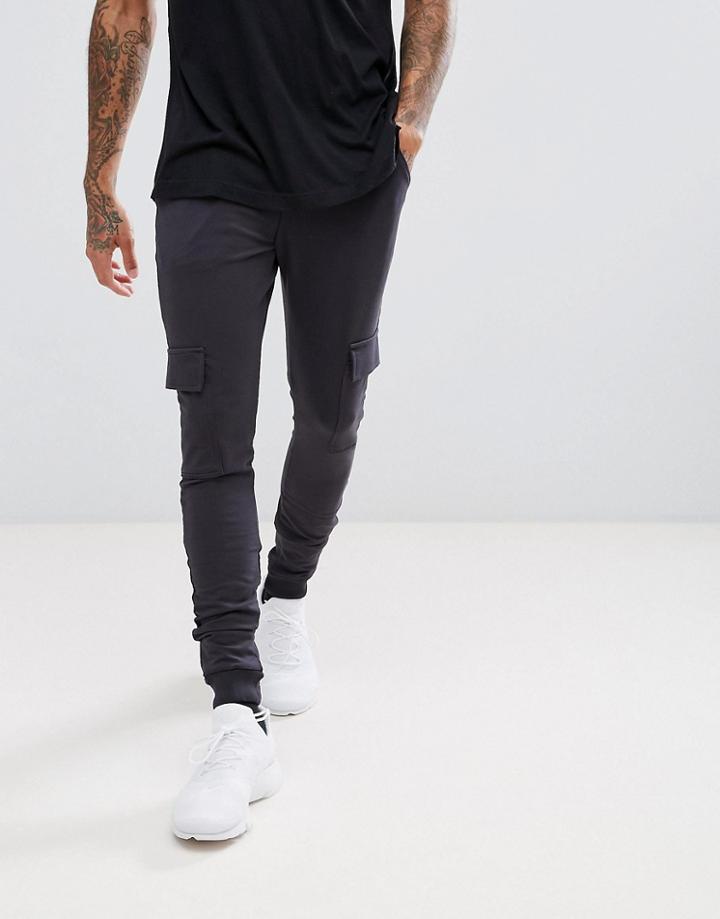 Troy Side Pocket Joggers - Navy