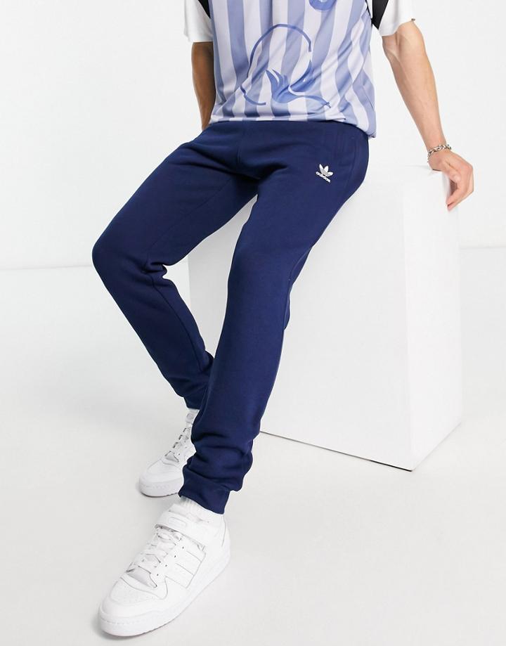 Adidas Originals Essentials Sweatpants In Navy